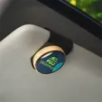 Fresh Cut Visor Air Freshener with Scented Wood Discs — view 4