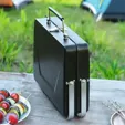 OrigAudio Grillfriend Portable Charcoal Grill — view 7