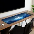 Nowire™ Recycled Desk Mat with Wireless Charging Pad — view 4