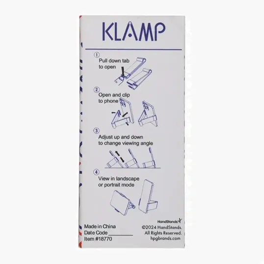 Klamp Cell Phone Stand — view 3