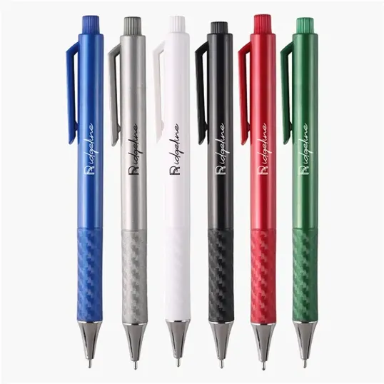 Hub Pen Swizzle Holographic Grip Ballpoint Pen