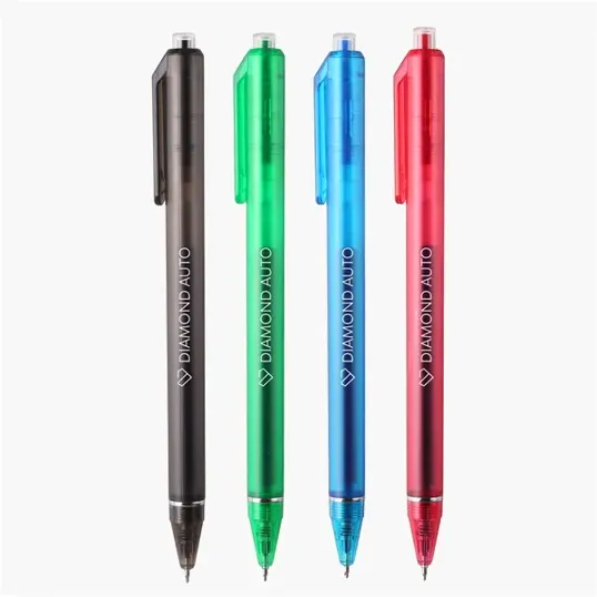 Flowriter Pen with Jumbo Translucent Barrel and Blue Gel Ink