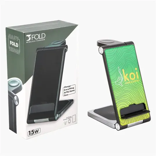 HPG Gold 3 Fold Wireless Charger — view 4