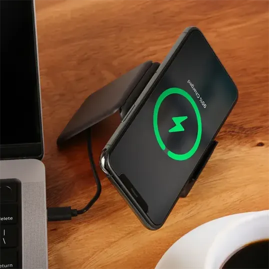 2Fold Wireless Charger with Integrated Kickstand — view 2