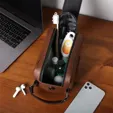 OrigAudio Del Mar Leather Dopp Kit — view 3