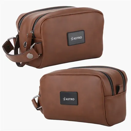 OrigAudio Del Mar Leather Dopp Kit — view 7