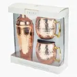Twine Hammered Copper Bar Set with Cocktail Shaker and Mule Mugs — view 2