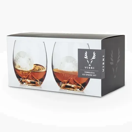 Glacier Rocks® 4-Piece Ice Ball Mold And Tumbler Set — view 3