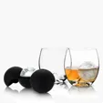 Glacier Rocks® 4-Piece Ice Ball Mold And Tumbler Set
