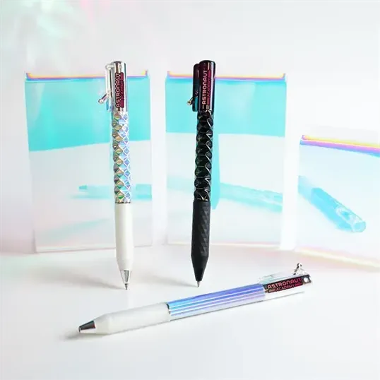 Hub Pen Crinkle Grip Gel Ink Pen