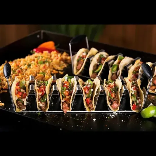BLACKSTONE Taco Rack 2-Pack, Stainless Steel — view 2