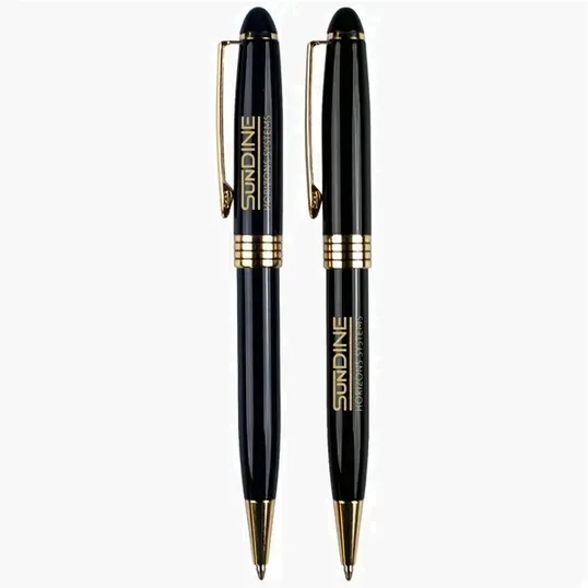 Knight Solid Twist-Action Ballpoint Pen — view 3