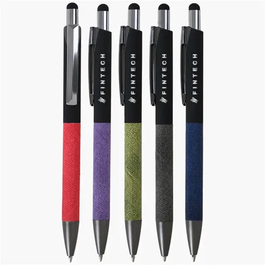 Hub Pen Ecometal Denim Stylus Pen