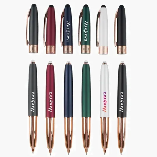 Hub Pen Rosa Triple Function Pen with Stylus and Light — view 2