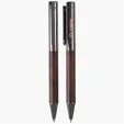 Luxwood Ballpoint Pen with Genuine Rosewood & Gunmetal — view 2