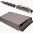 Carbonite Carbon Fiber Ballpoint Pen with Gift Box — view 2