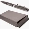 Carbonite Carbon Fiber Ballpoint Pen with Gift Box — view 3