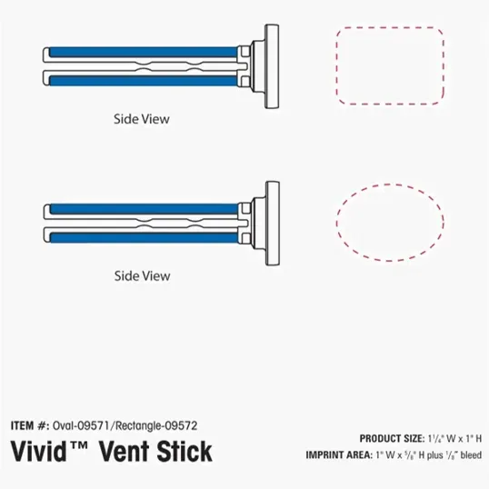 Vivid™ Air Rectangle Vent Stick — view 3