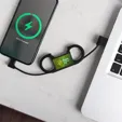 Clip Trip Keychain Charging Cable with Bottle Opener