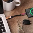 Keyconnect Charging Cable with Magnetic Snap Design — view 2