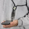 Hang Around Charging Cable Lanyard with Phone Holder — view 2