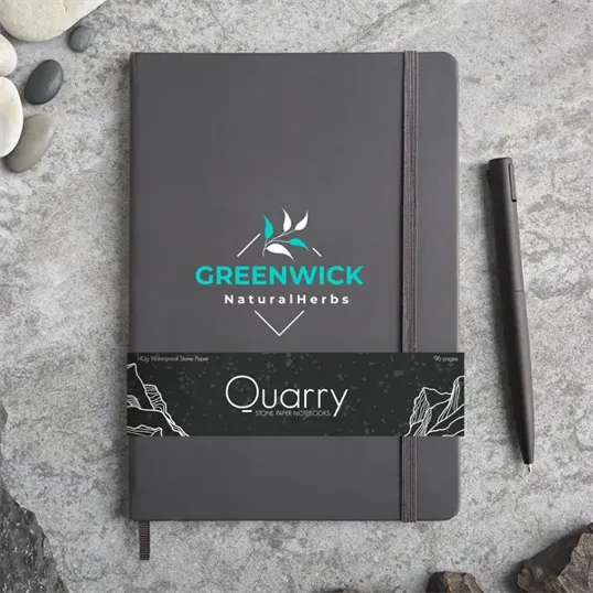 Quarry Stone Paper™ Notebook, 6" x 8.5" — view 3