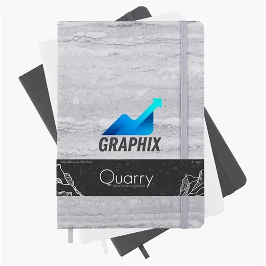 Quarry Stone Paper™ Notebook, 6" x 8.5" — view 2