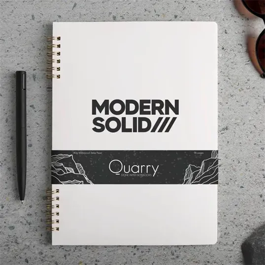 Quarry Stone Paper™ Ring Bound Notebook — view 3