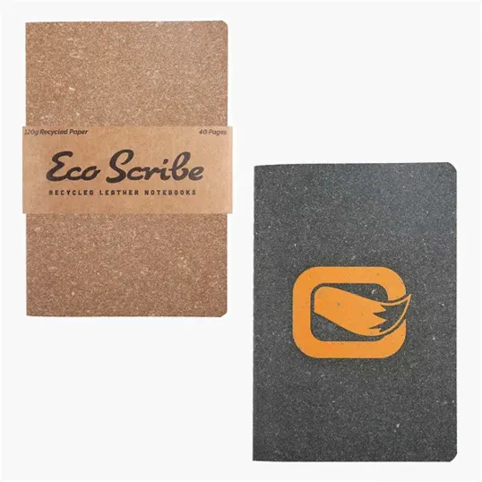 EcoScribe™ Pocket Notebook, Recycled Leather