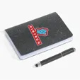 EcoScribe™ Pocket Notebook, Recycled Leather — view 2