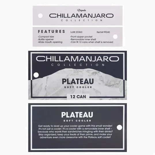 Chillamanjaro™ 12 Can Plateau Cooler Bag — view 10