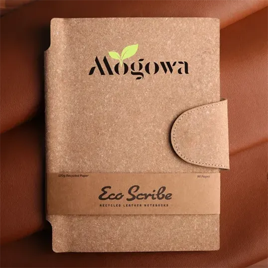 EcoScribe™ Recycled Leather Notebook