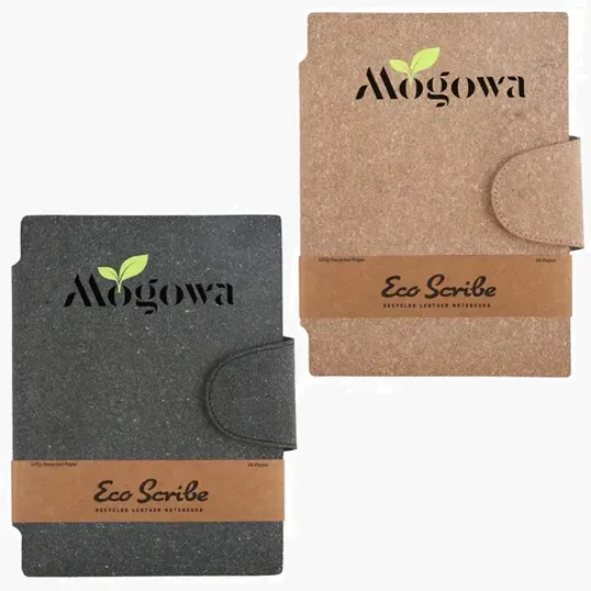 EcoScribe™ Recycled Leather Notebook — view 2