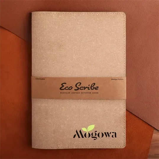 EcoScribe™ Recycled Leather Notebook Cover