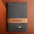 EcoScribe™ Recycled Leather Notebook Cover — view 3