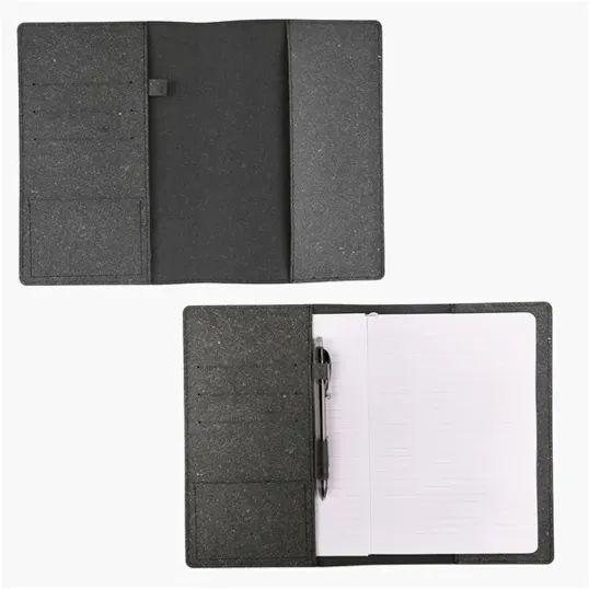 EcoScribe™ Recycled Leather Notebook Cover — view 7