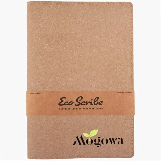 EcoScribe™ Recycled Leather Notebook Cover — view 9