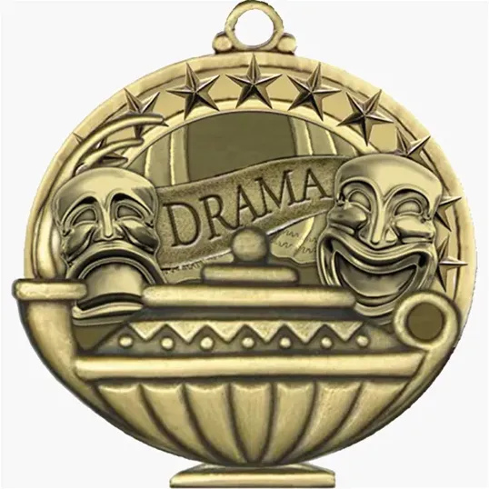 BCG Creations Stock Academic Medals, Antique Gold — view 4