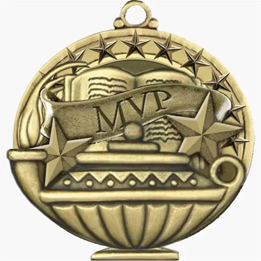 BCG Creations Stock Academic Medals, Antique Gold — view 9