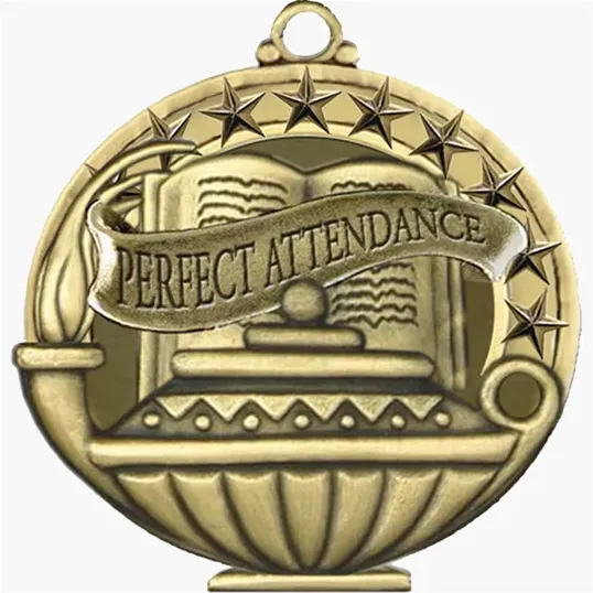 BCG Creations Stock Academic Medals, Antique Gold — view 11