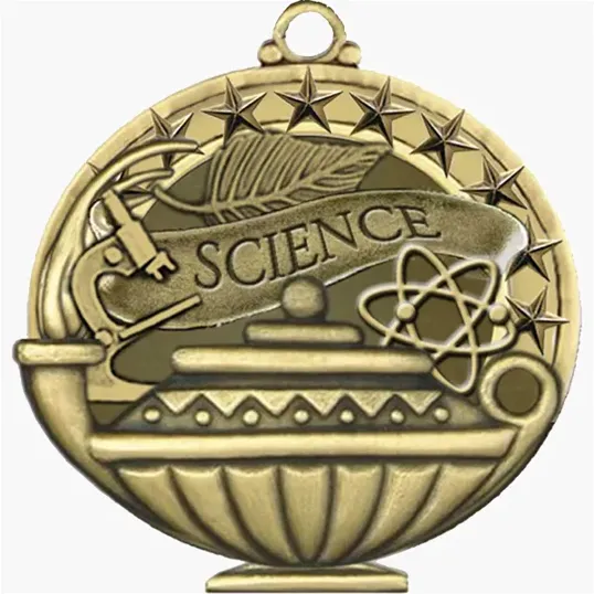 BCG Creations Stock Academic Medals, Antique Gold — view 12