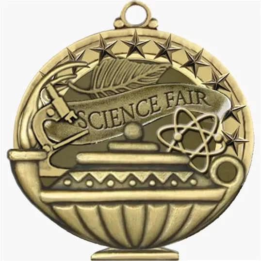 BCG Creations Stock Academic Medals, Antique Gold — view 13