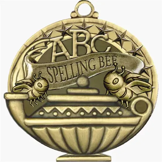 BCG Creations Stock Academic Medals, Antique Gold — view 14