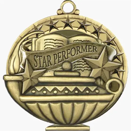 BCG Creations Stock Academic Medals, Antique Gold — view 15