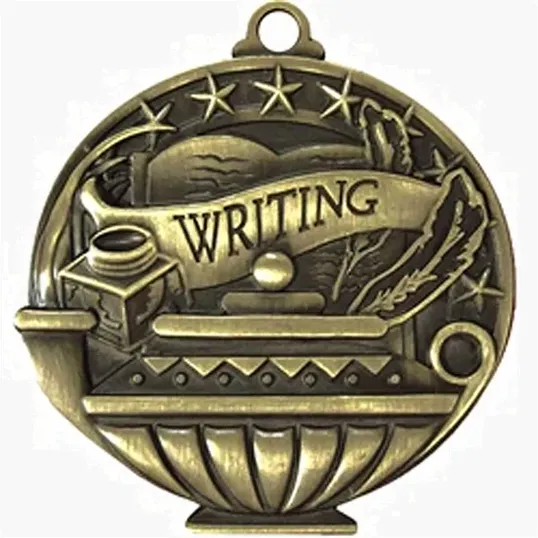 BCG Creations Stock Academic Medals, Antique Gold — view 16