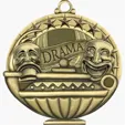 BCG Creations Stock Academic Medals, Antique Gold — view 4