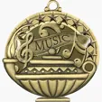 BCG Creations Stock Academic Medals, Antique Gold — view 8