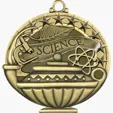 BCG Creations Stock Academic Medals, Antique Gold — view 12