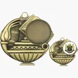 BCG Creations Stock Academic Medals, Antique Gold — view 17