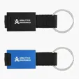 Edge Aluminum Key Ring with Webbing — view 5